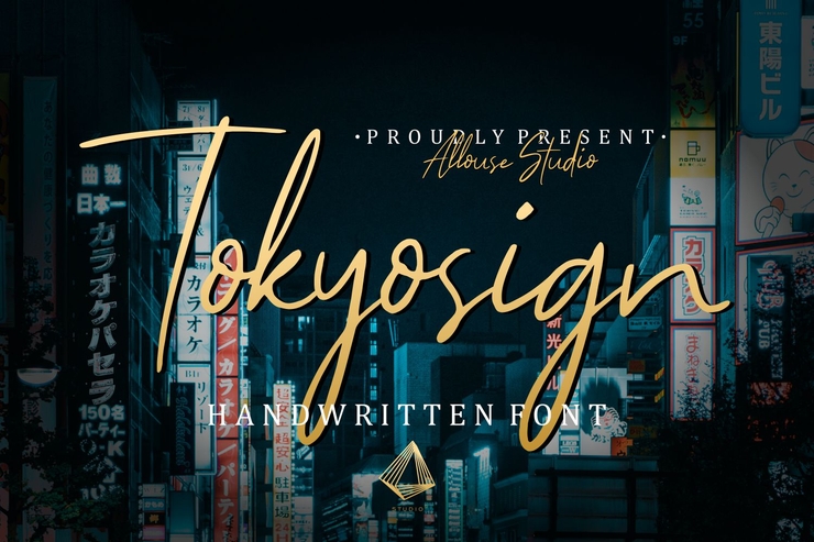 Tokyosign字体 2