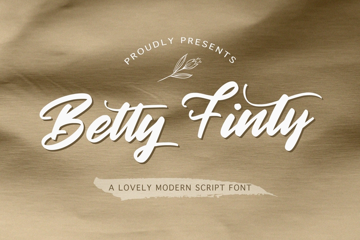 Betty Finty字体 1