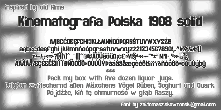 Kinematografia Polska 1908字体 2