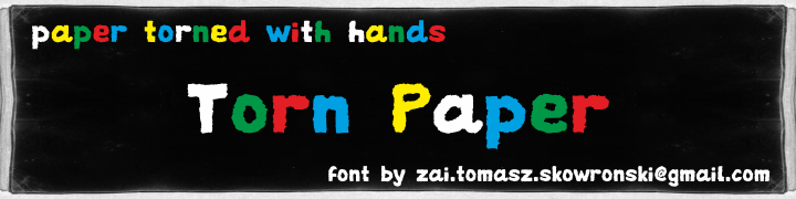 Torn Paper字体 1