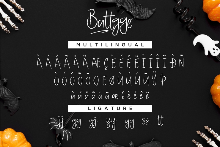 Battgge字体 5