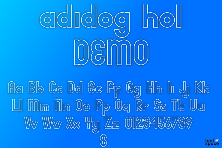 adidog字体 1