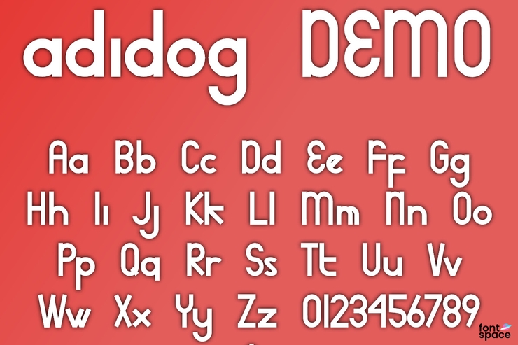 adidog字体 4