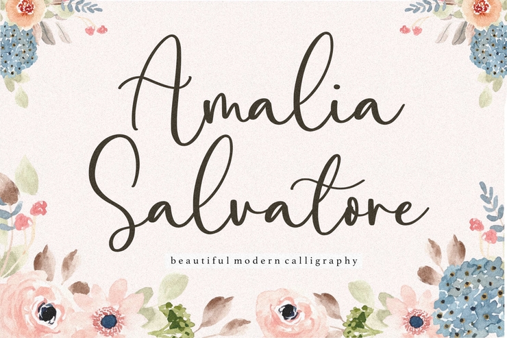 Amalia Salvatore字体 1