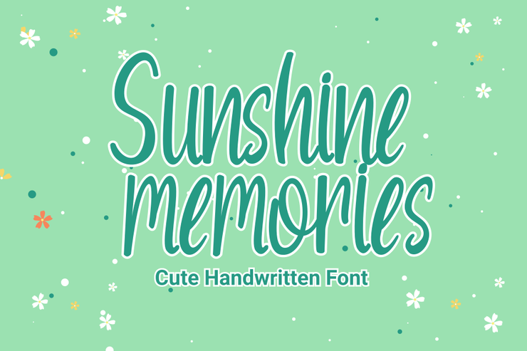 Sunshine Memories字体 1