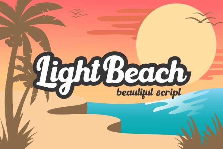 Light Beach字体 1