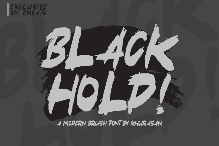 Black Hold字体 1