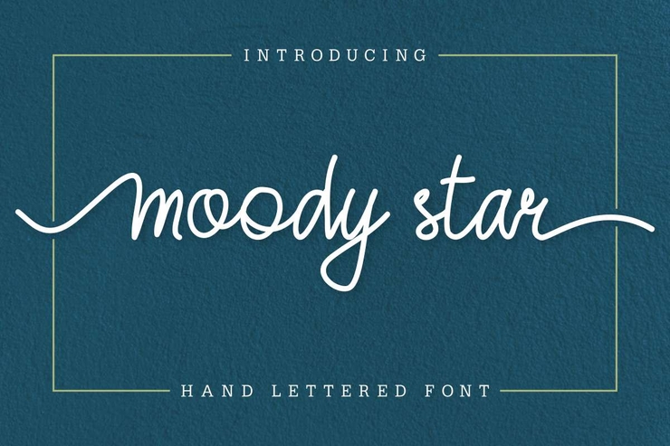 Moody Star字体 1