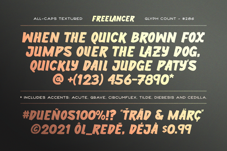 Freelancer字体 5