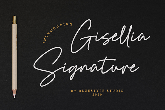 Gisellia Signature字体 1