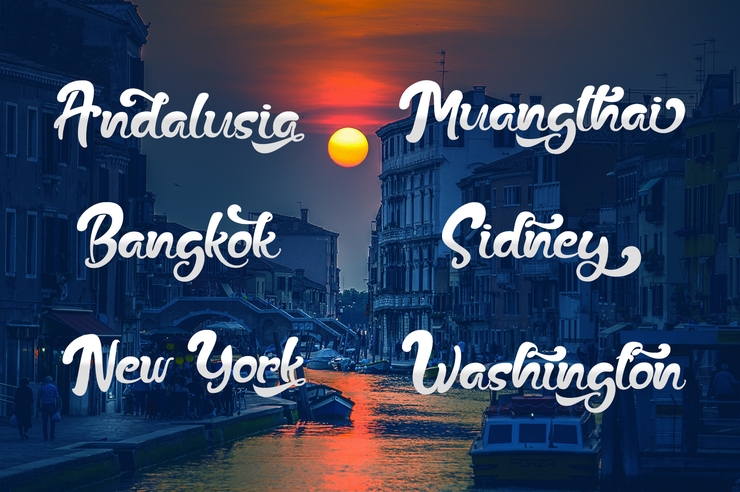 The Fox Tail Script字体 1