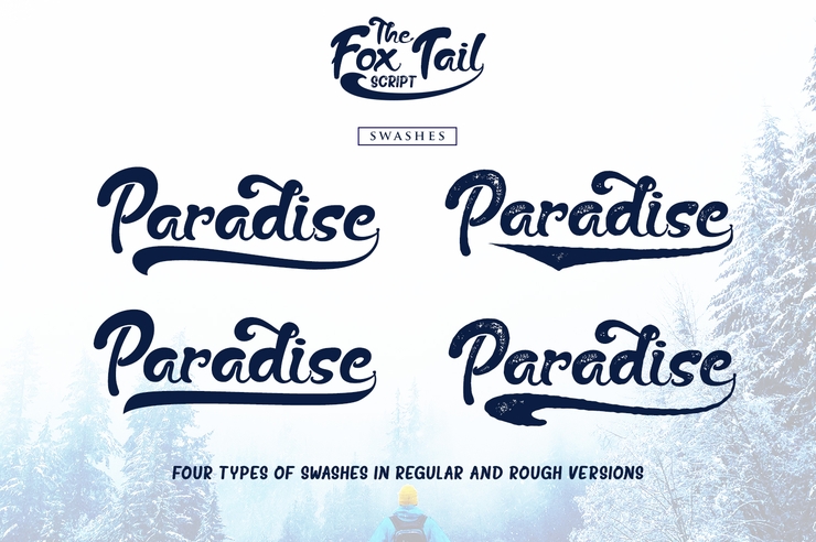 The Fox Tail Script字体 2