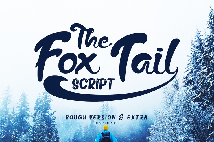 The Fox Tail Script字体 4
