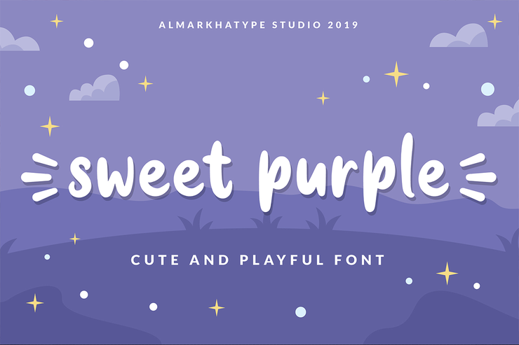 sweet purple字体 1