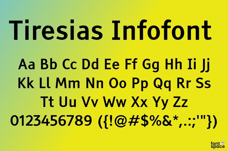 Tiresias Infofont字体 1