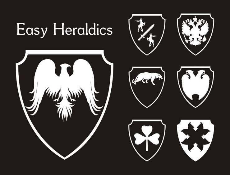 Easy Heraldics字体 1