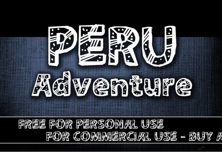 CF Peru Adventure字体 1