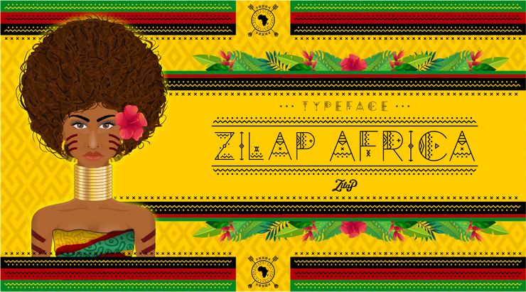 Zilap Africa字体 4