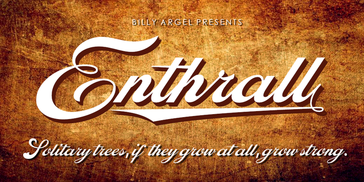 Enthrall字体 1