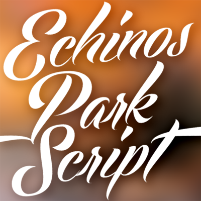 Echinos Park Script字体 1