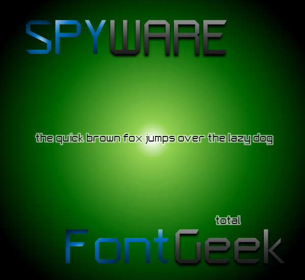 Spyware NBP字体 1