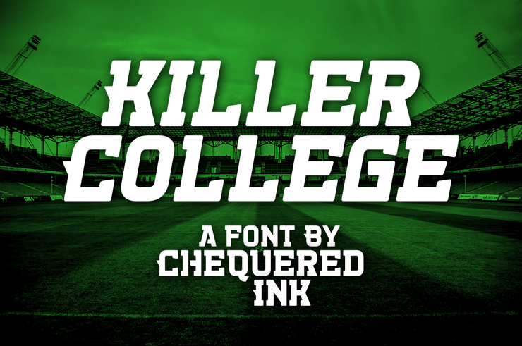 Killer College字体 1