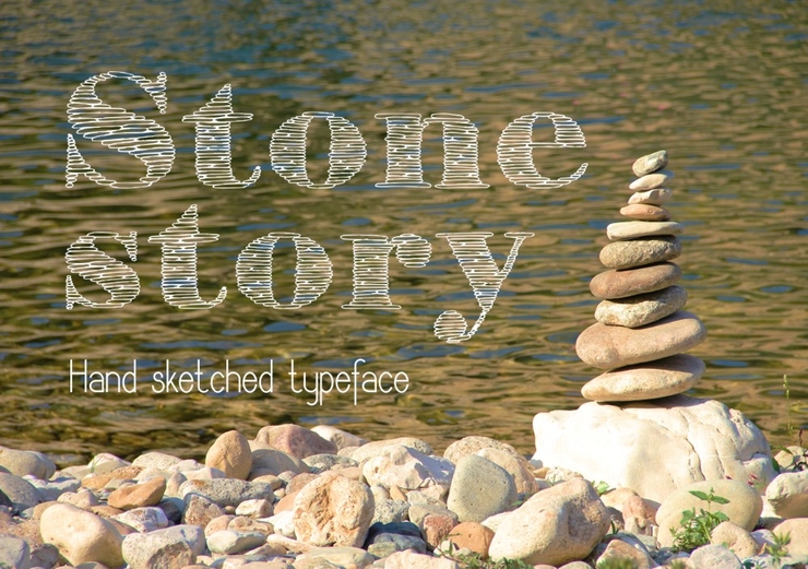 StoneStoryPlusP字体 1