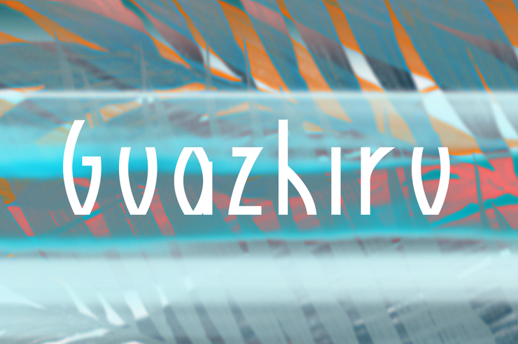Guazhiru字体 3