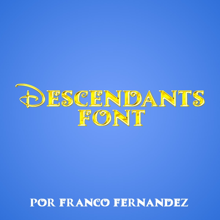 Descendants字体 1