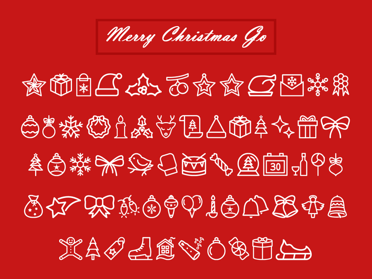 Merry Christmas Go字体 1