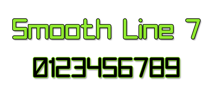 Smooth Line 7字体 1