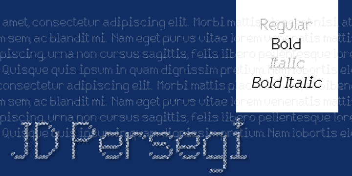 JD Persegi字体 1