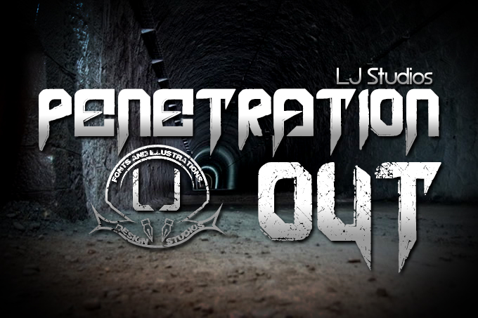 Penetration Out字体 1