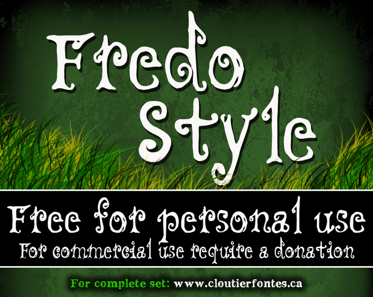 CF Fredo Style字体 1