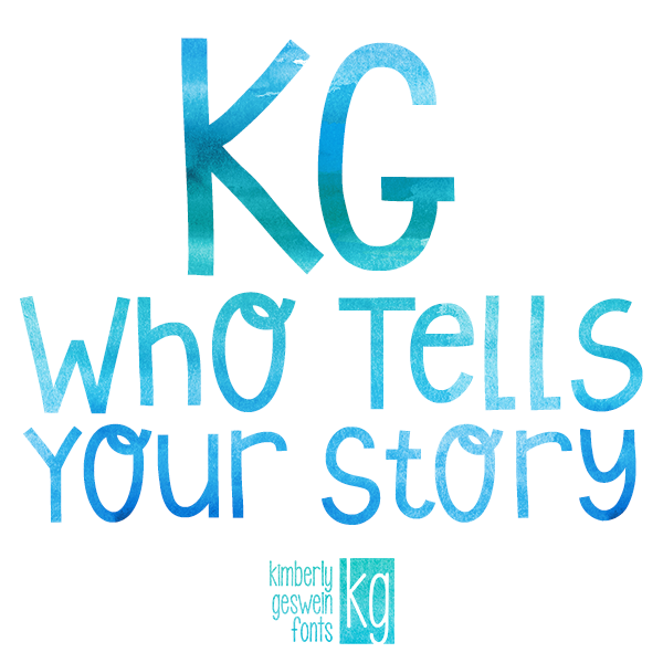 KG Who Tells Your Story字体 2
