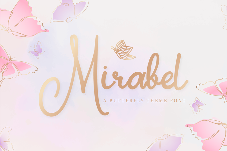 Mirabel字体 1