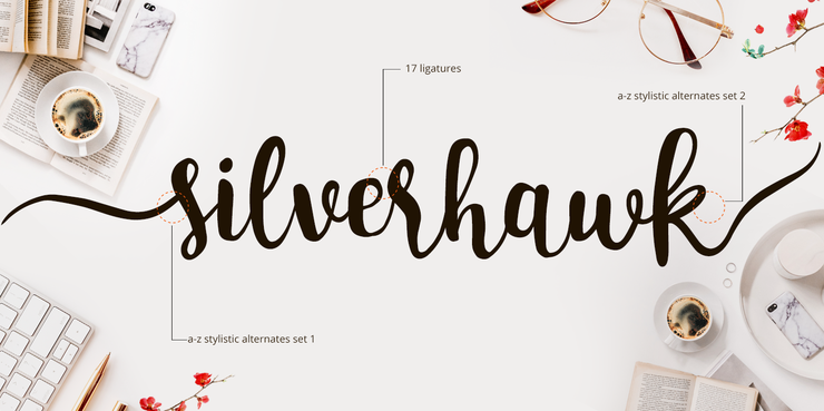 Silverhawk字体 4