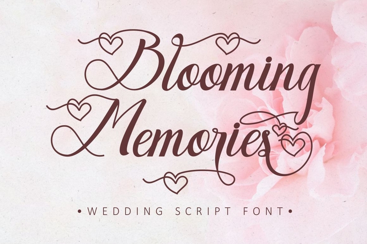 Blooming Memories字体 1