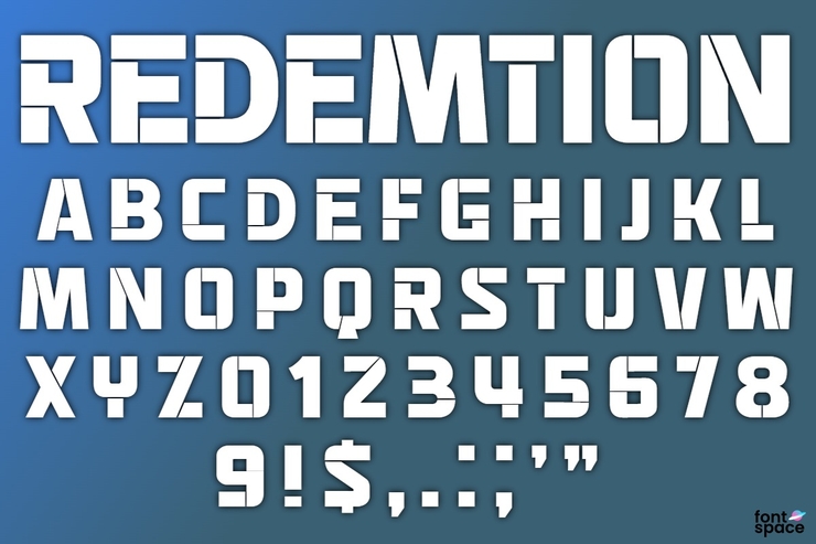 Redemtion字体 1