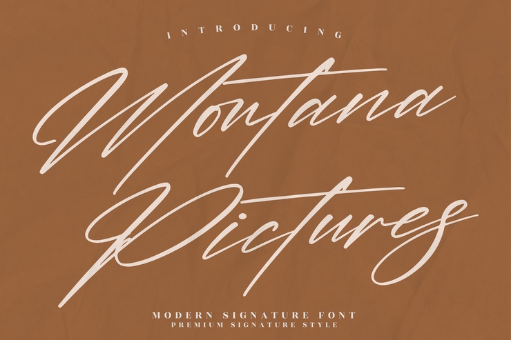 Montana Pictures字体 10