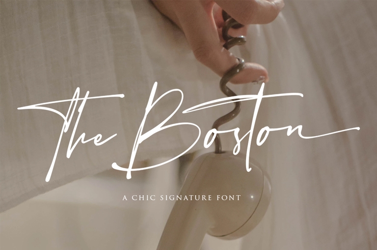 The Boston字体 2