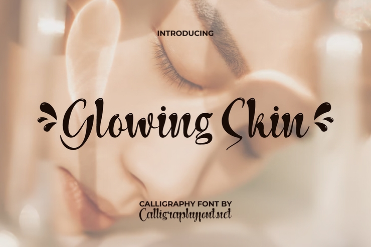Glowing Skin字体 9