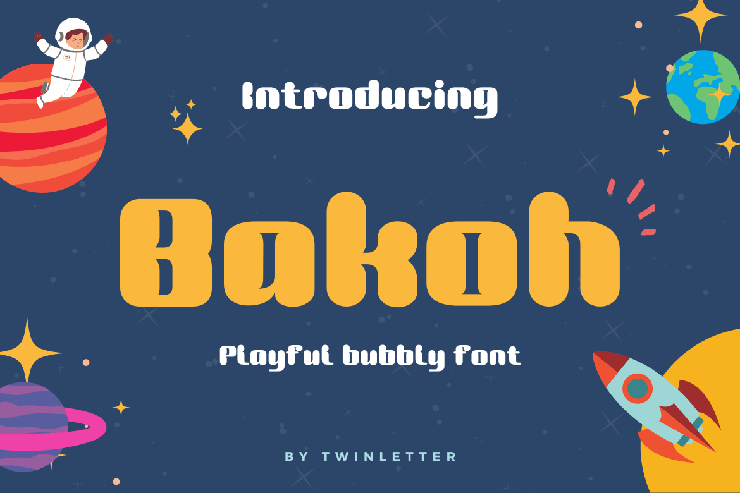 Bakoh字体 2