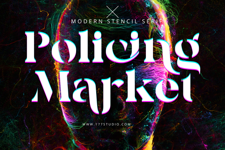 Policing Market字体 1