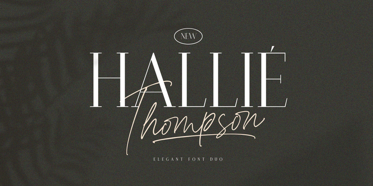 Hallie Thompson Serif字体 2