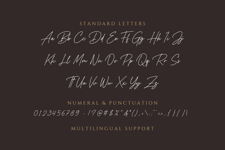 Handsta Signature字体 2