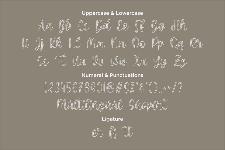 Honeyline字体 1