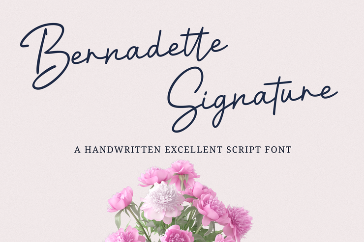 Bernadette Signature字体 6