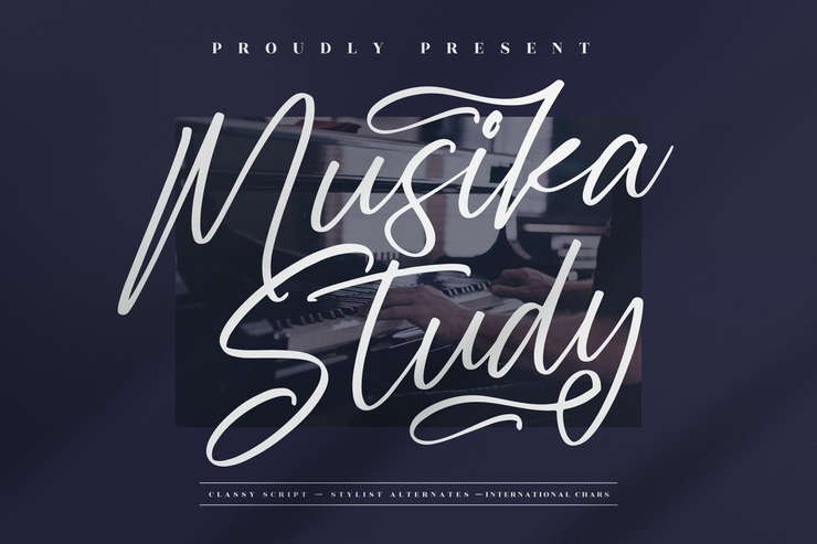 Musika Study字体 3