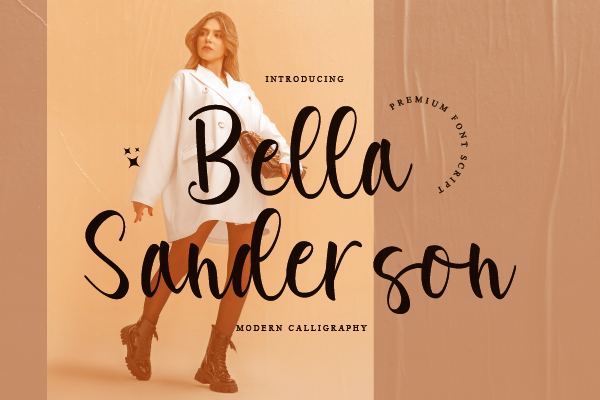 Bella Sanderson字体 2